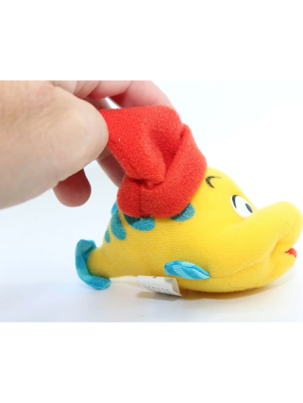 Vintage Disney Little Mermaid Holiday Flounder Plush McDonald's Happy Meal Toy